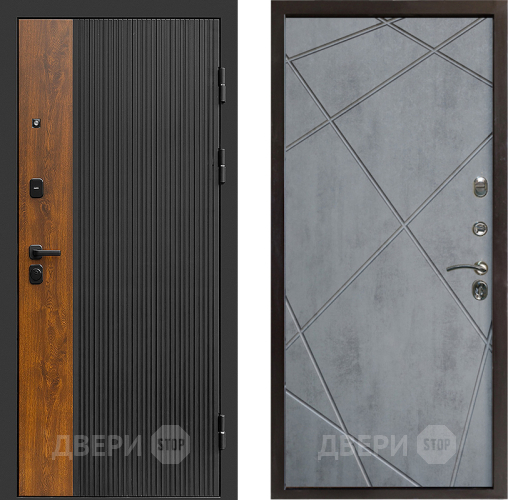 Дверь Престиж Prestizh Лучи Бетон темный в Шатуре