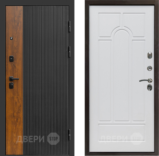 Входная металлическая Дверь Престиж Prestizh Арка Белое дерево в Шатуре