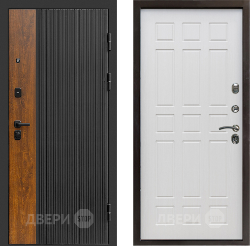 Входная металлическая Дверь Престиж Prestizh Спарта Лиственница белая в Шатуре