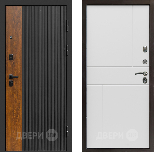 Входная металлическая Дверь Престиж Prestizh Горизонт Бетон белый в Шатуре