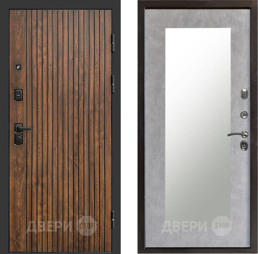 Дверь Престиж Tvist Зеркло Пастораль Бетон светлый в Шатуре