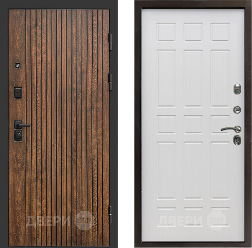 Входная металлическая Дверь Престиж Tvist Спарта Лиственница белая в Шатуре