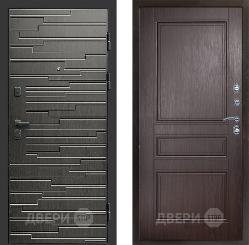 Входная металлическая Дверь Престиж Rivera Классика Венге в Шатуре