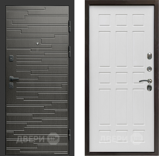 Входная металлическая Дверь Престиж Rivera Спарта Белое дерево в Шатуре