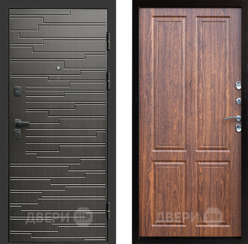 Входная металлическая Дверь Престиж Rivera Премиум Орех светлый в Шатуре