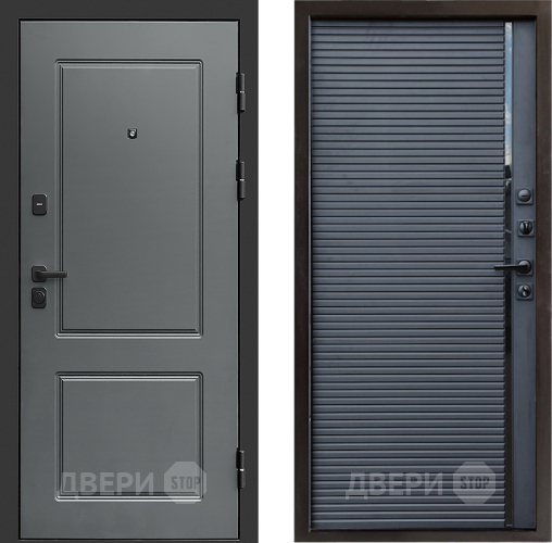 Входная металлическая Дверь Престиж Verona Porte Черный кварц в Шатуре