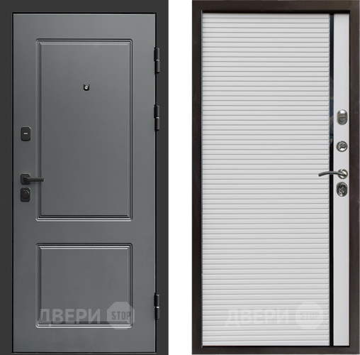 Входная металлическая Дверь Престиж Verona Porte Белый в Шатуре