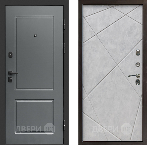 Дверь Престиж Verona Лучи Бетон светлый в Шатуре