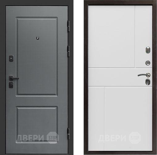 Дверь Престиж Verona Горизонт Бетон белый в Шатуре