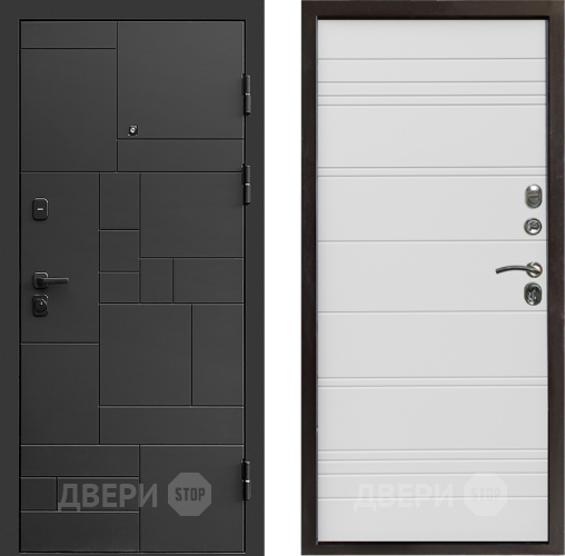 Дверь Престиж Kvadro Line Белый в Шатуре