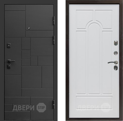 Дверь Престиж Kvadro Арка Белое дерево в Шатуре