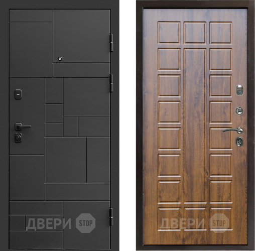 Входная металлическая Дверь Престиж Kvadro Престиж Дуб в Шатуре