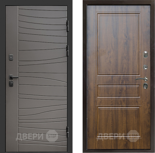 Входная металлическая Дверь Престиж Siciliya Классика Дуб в Шатуре