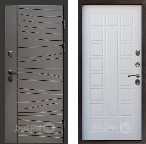 Входная металлическая Дверь Престиж Siciliya Престиж Белое дерево в Шатуре