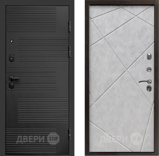 Дверь Престиж Favorit Лучи Бетон светлый в Шатуре