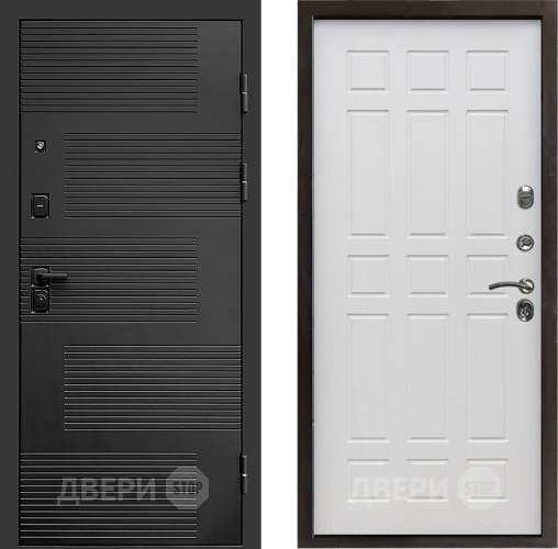 Входная металлическая Дверь Престиж Favorit Спарта Лиственница белая в Шатуре