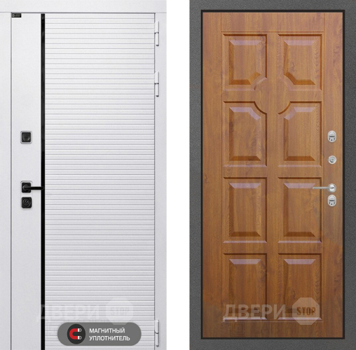 Входная металлическая Дверь Лабиринт (LABIRINT) Royal 17 Дуб золото в Шатуре