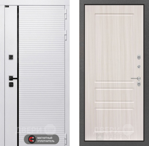 Дверь Лабиринт (LABIRINT) Royal 03 Сандал белый в Шатуре