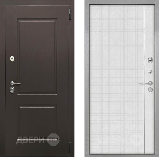 Дверь Интекрон (INTECRON) Кампо В-07 с молдингом Лофт белый в Шатуре