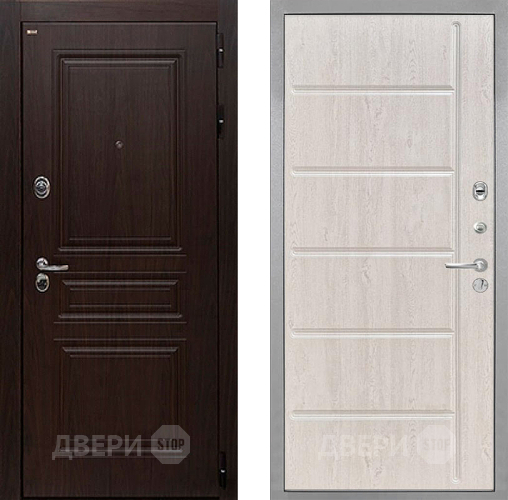 Дверь Интекрон (INTECRON) Брайтон Тиковое Дерево ФЛ-102 Сосна белая в Шатуре