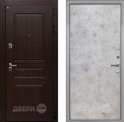 Дверь Интекрон (INTECRON) Брайтон Тиковое Дерево Гладкая Мрамор светлый в Шатуре