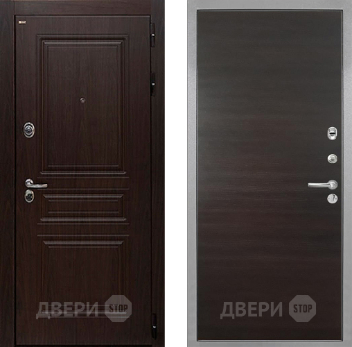 Дверь Интекрон (INTECRON) Брайтон Тиковое Дерево Гладкая Эковенге поперечный в Шатуре