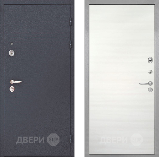 Входная металлическая Дверь Интекрон (INTECRON) Колизей Гладкая Дуб сильвер поперечный в Шатуре