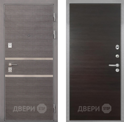 Дверь Интекрон (INTECRON) Неаполь Гладкая Эковенге поперечный в Шатуре