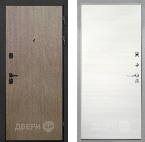 Дверь Интекрон (INTECRON) Профит Black Венге Коричневый Гладкая Дуб сильвер поперечный в Шатуре