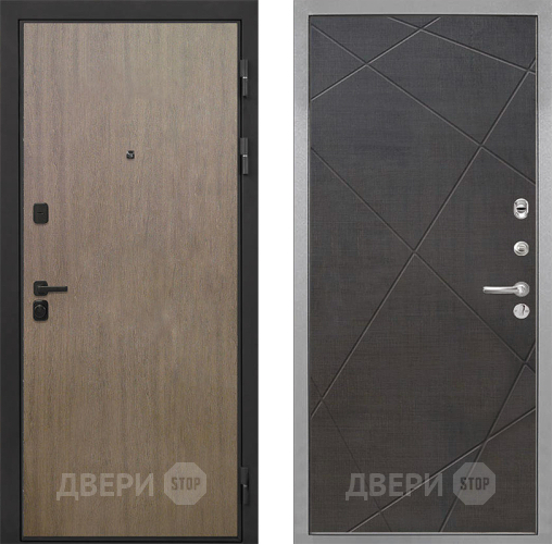 Дверь Интекрон (INTECRON) Профит Black Венге Коричневый Лучи-М Венге распил кофе в Шатуре