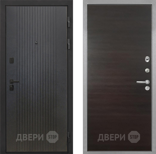 Дверь Интекрон (INTECRON) Профит Black ФЛ-295 Гладкая Эковенге поперечный в Шатуре