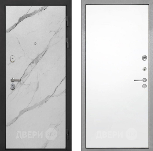 Дверь Интекрон (INTECRON) Гектор Мрамор Арктик Гладкая Силк Сноу в Шатуре