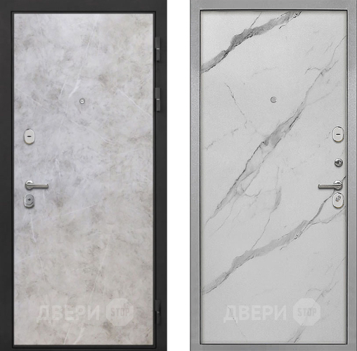 Входная металлическая Дверь Интекрон (INTECRON) Гектор Мрамор Светлый Гладкая Мрамор натуральный арктик в Шатуре