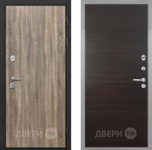 Дверь Интекрон (INTECRON) Гектор Дуб Турин Гладкая Эковенге поперечный в Шатуре