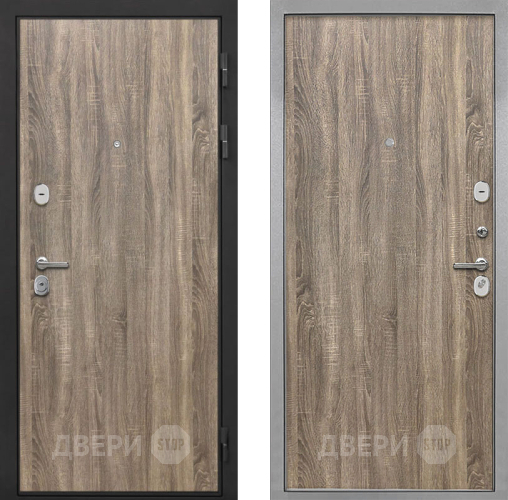 Входная металлическая Дверь Интекрон (INTECRON) Гектор Дуб Турин Гладкая Дуб турин в Шатуре