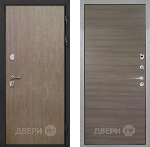 Входная металлическая Дверь Интекрон (INTECRON) Гектор Венге Коричневый Гладкая Дуб тоскано поперечный в Шатуре