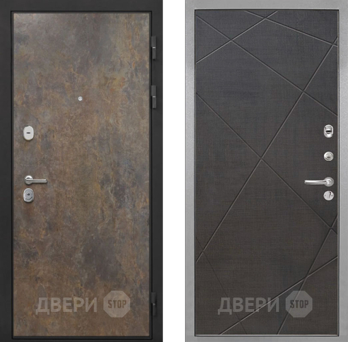 Входная металлическая Дверь Интекрон (INTECRON) Гектор Гранж Лучи-М Венге распил кофе в Шатуре