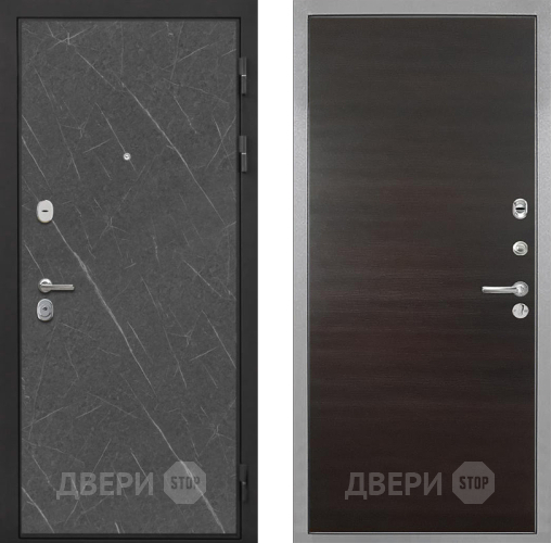 Дверь Интекрон (INTECRON) Гектор Гранит Лава Оникс Гладкая Эковенге поперечный в Шатуре