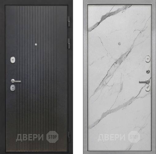 Дверь Интекрон (INTECRON) Гектор ФЛ-295 Гладкая Мрамор натуральный арктик в Шатуре