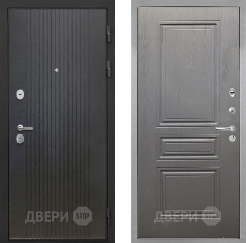 Входная металлическая Дверь Интекрон (INTECRON) Гектор ФЛ-295 ФЛ-243 Графит вуд дуб в Шатуре