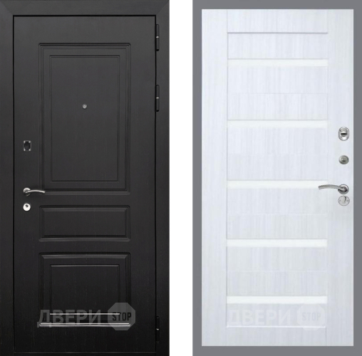 Дверь Рекс (REX) 6 Венге СБ-14 стекло белое Сандал белый в Шатуре