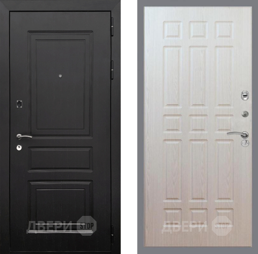 Входная металлическая Дверь Рекс (REX) 6 Венге FL-33 Беленый дуб в Шатуре