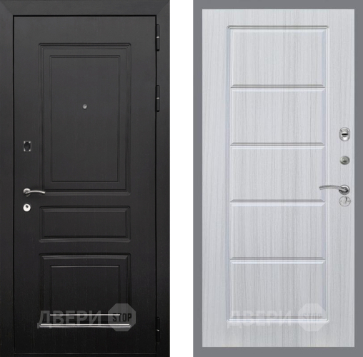 Входная металлическая Дверь Рекс (REX) 6 Венге FL-39 Сандал белый в Шатуре