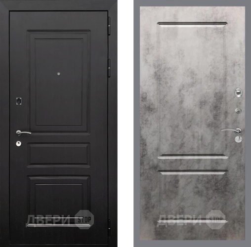 Входная металлическая Дверь Рекс (REX) 6 Венге FL-117 Бетон темный в Шатуре