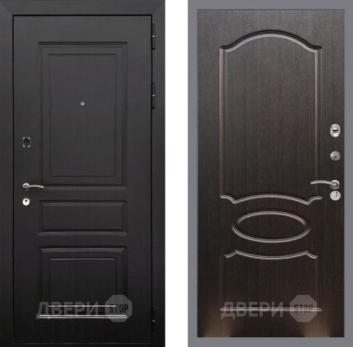 Входная металлическая Дверь Рекс (REX) 6 Венге FL-128 Венге светлый в Шатуре