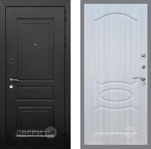 Входная металлическая Дверь Рекс (REX) 6 Венге FL-128 Сандал белый в Шатуре