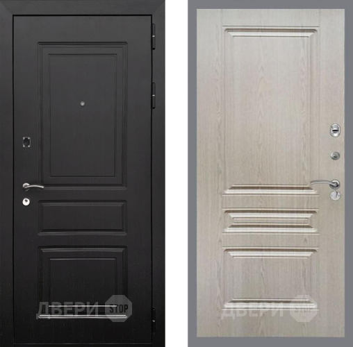 Входная металлическая Дверь Рекс (REX) 6 Венге FL-243 Беленый дуб в Шатуре