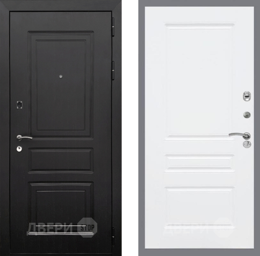 Входная металлическая Дверь Рекс (REX) 6 Венге FL-243 Силк Сноу в Шатуре