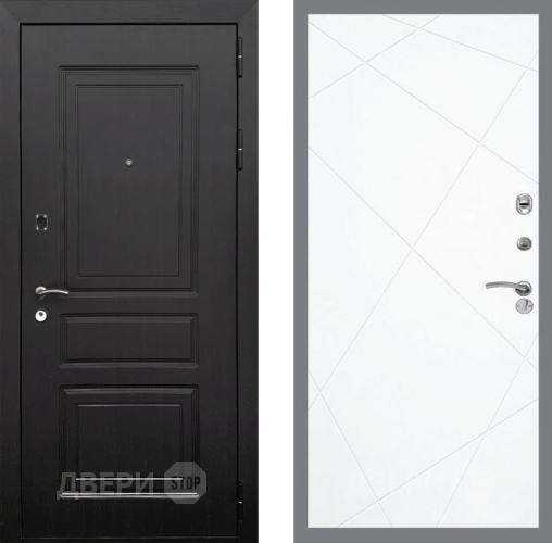 Входная металлическая Дверь Рекс (REX) 6 Венге FL-291 Силк Сноу в Шатуре