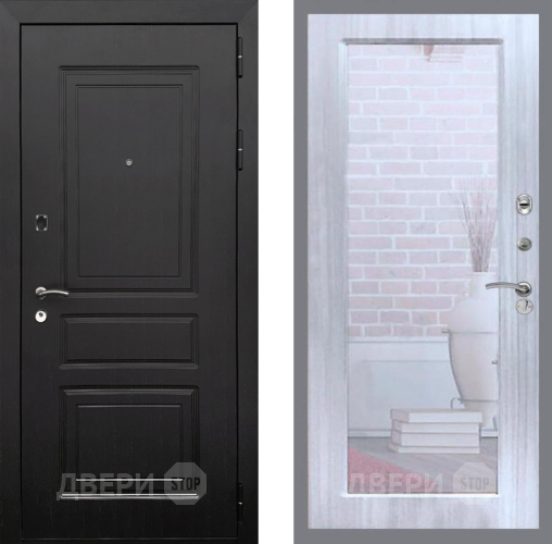 Дверь Рекс (REX) 6 Венге Зеркало Пастораль Сандал белый в Шатуре